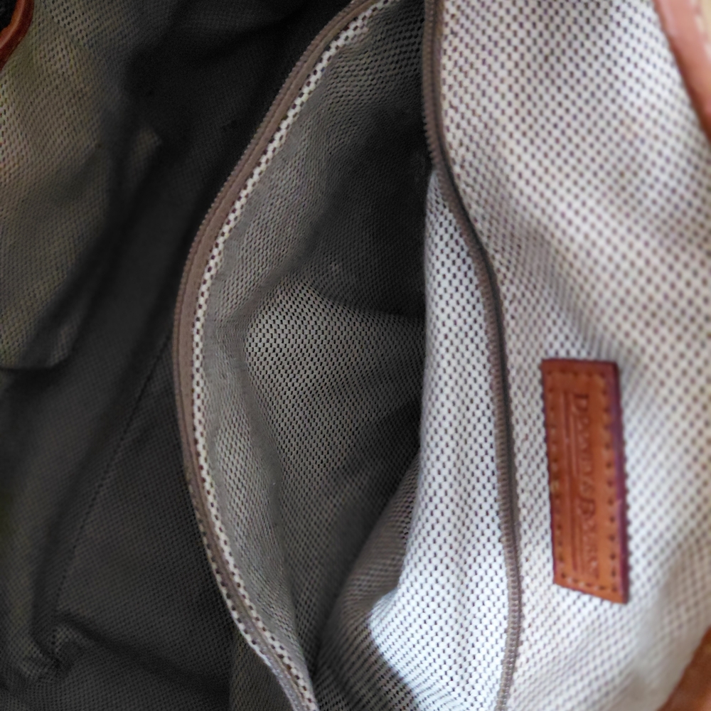 Dooney & Bourke Brown Monogram Hobo Bag - Picture 4 of 10
